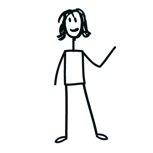 Egor offering a friendly, simple line-arm gesture